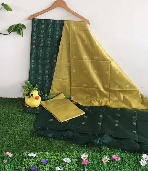 “Premium Banarasi Katan Silk Unstitched Salwar 